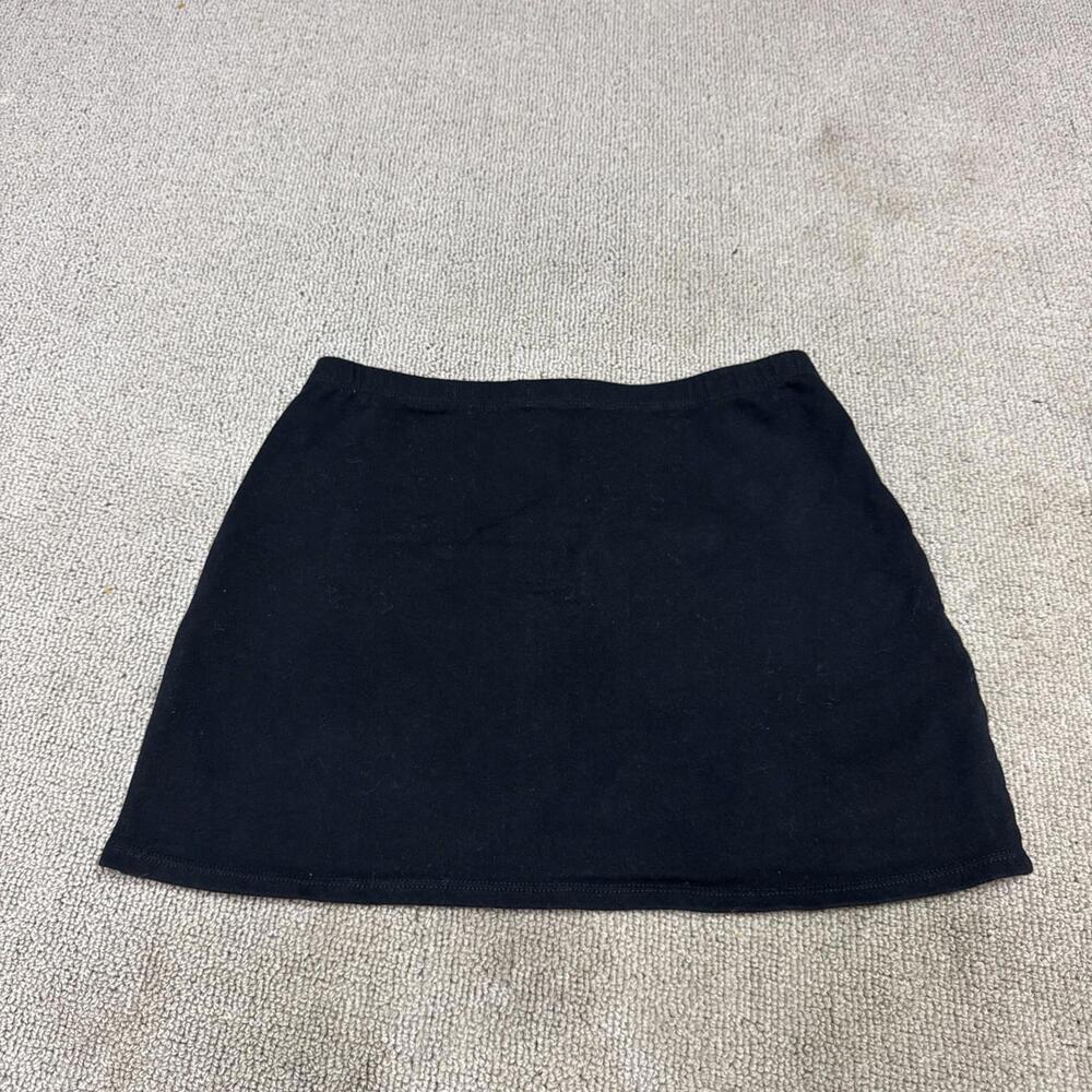 Playboy By PacSun Skirt Black Mini Elastic Waist Women’s Size XS - Picture 10 of 11